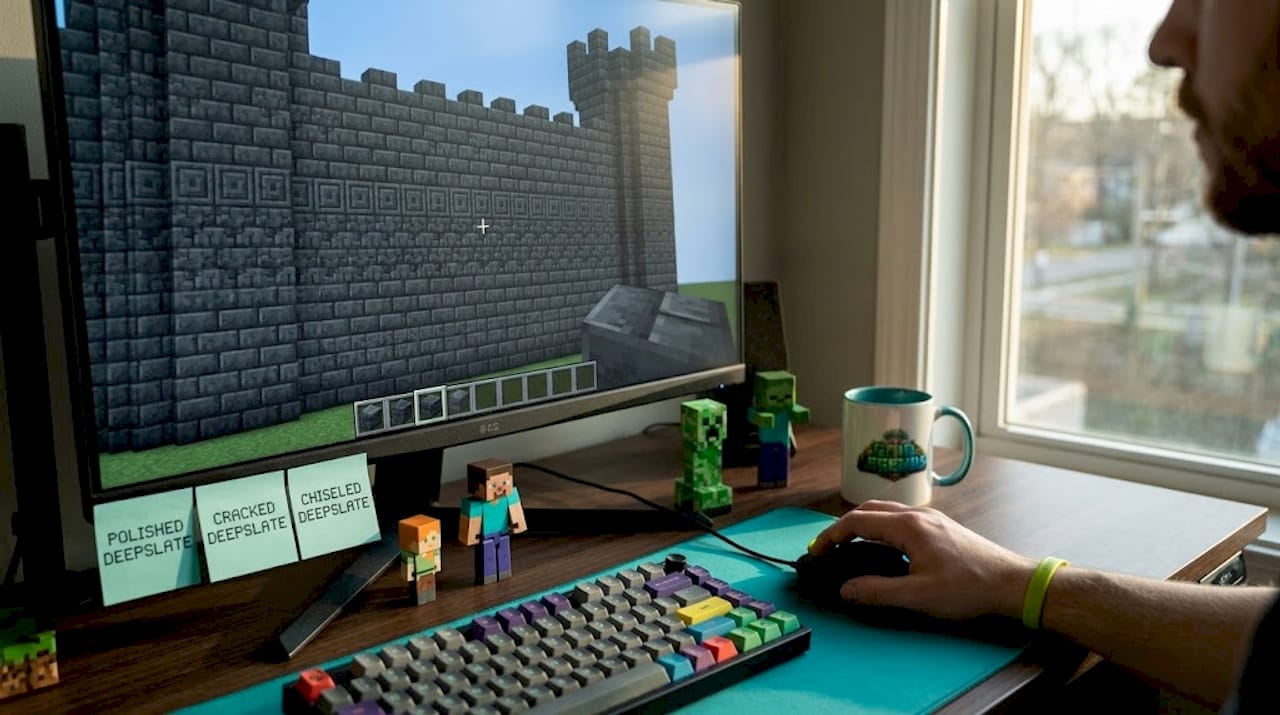 Selecting deepslate palette for Minecraft build
