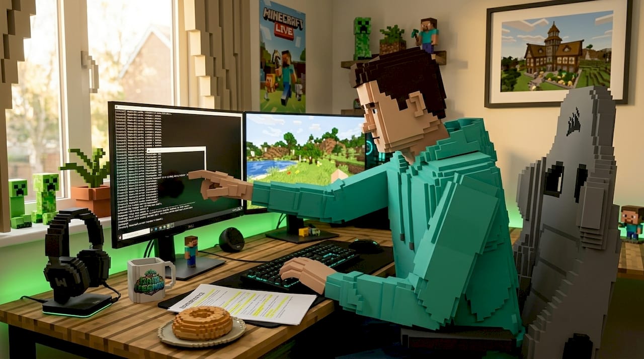 Server admin managing multiplayer Minecraft spawns