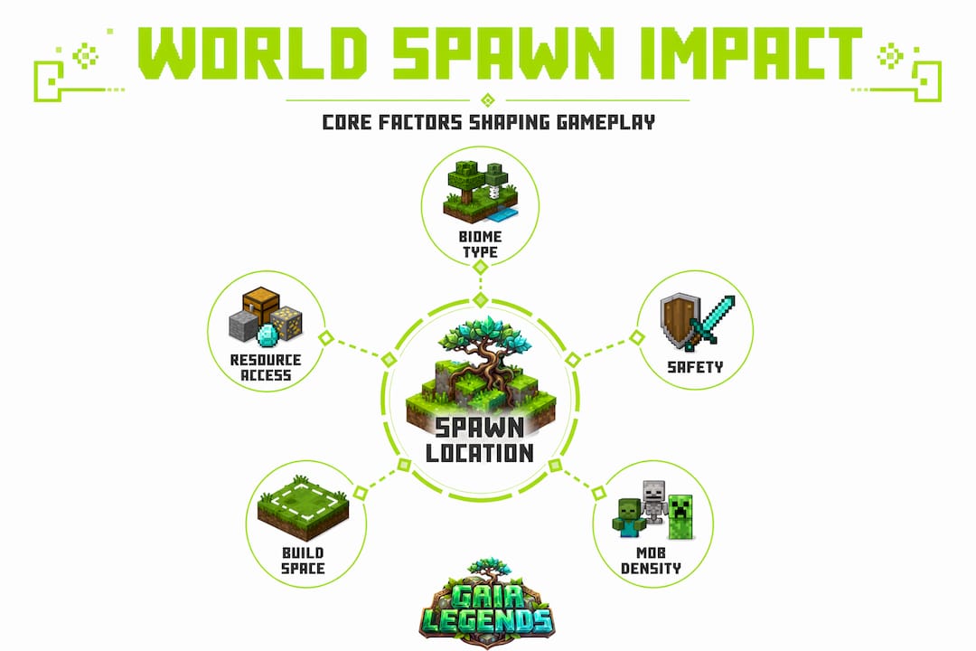 Infographic of world spawn factors hierarchy