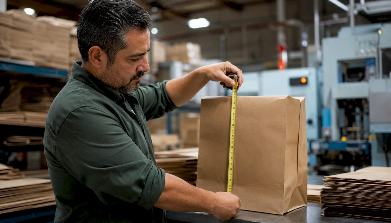 Domestic packaging manufacturer warehouse scene
