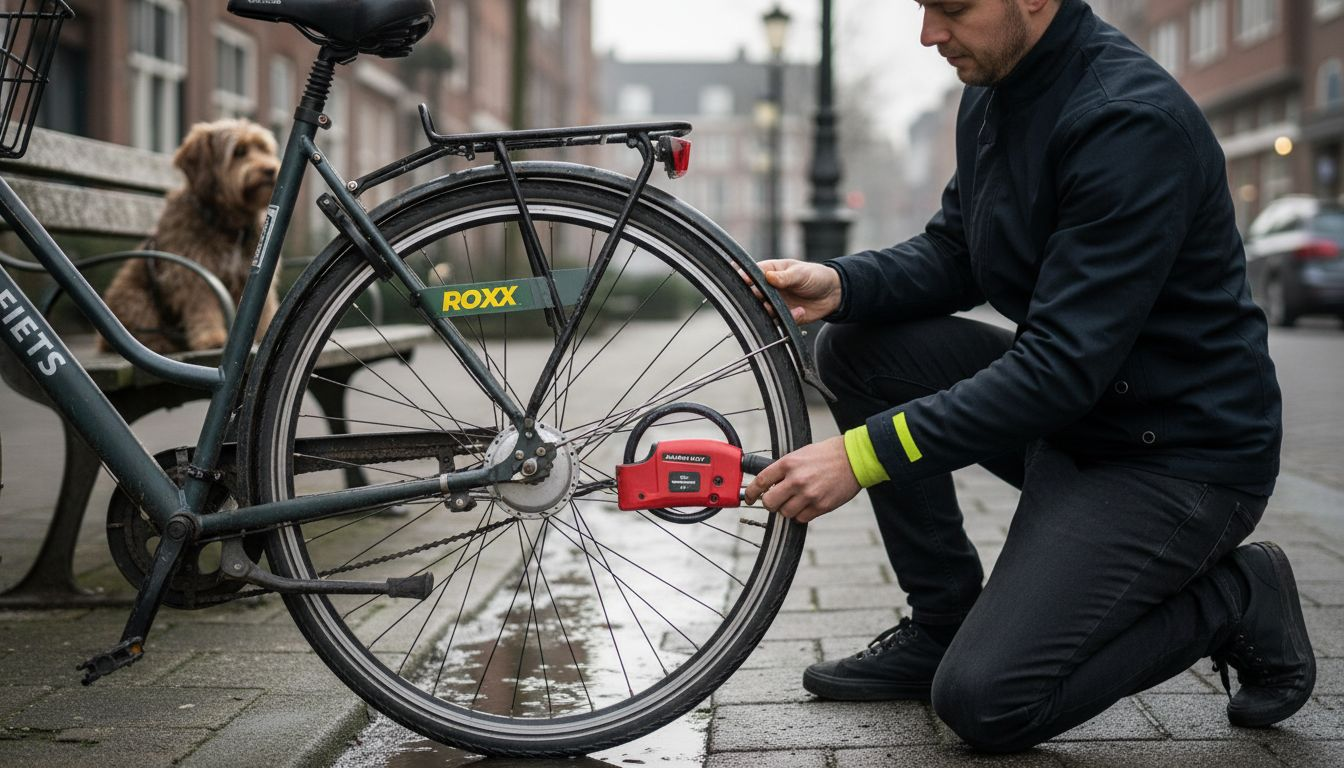 Een GPS-tracker en alarmslot op je e-bike installeren