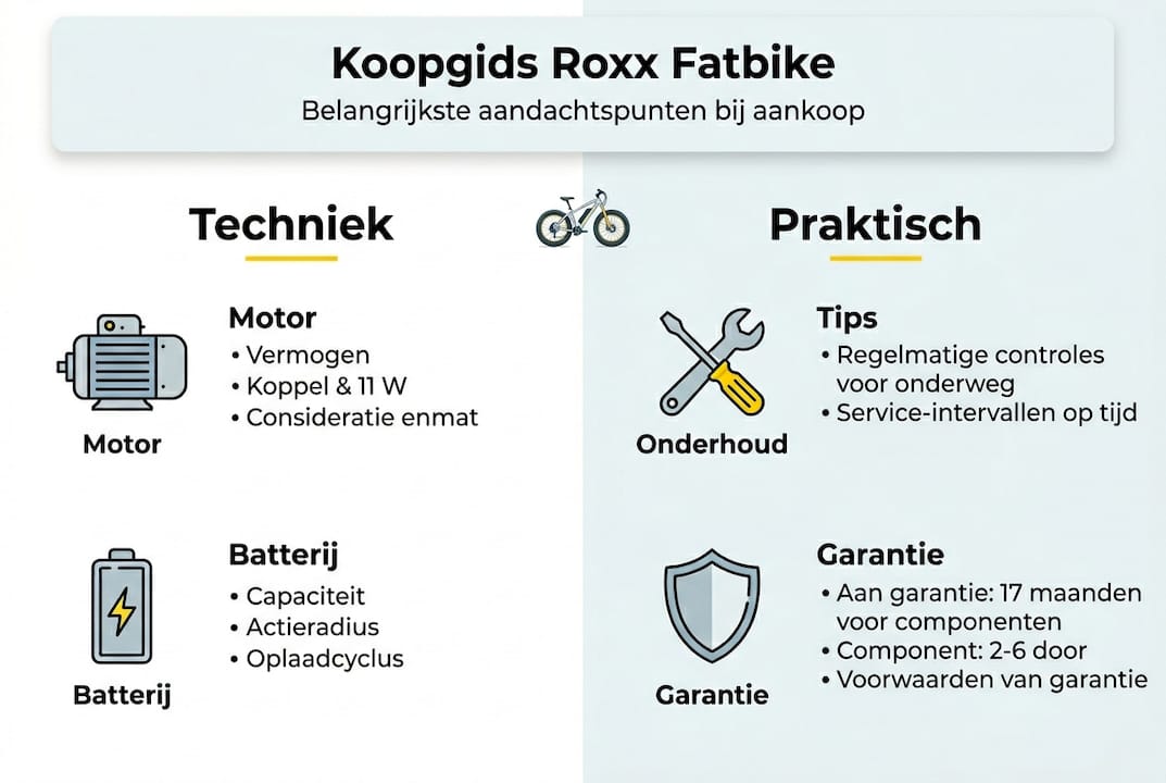 Infographic: de beste tips voor het kopen van een Roxx fatbike