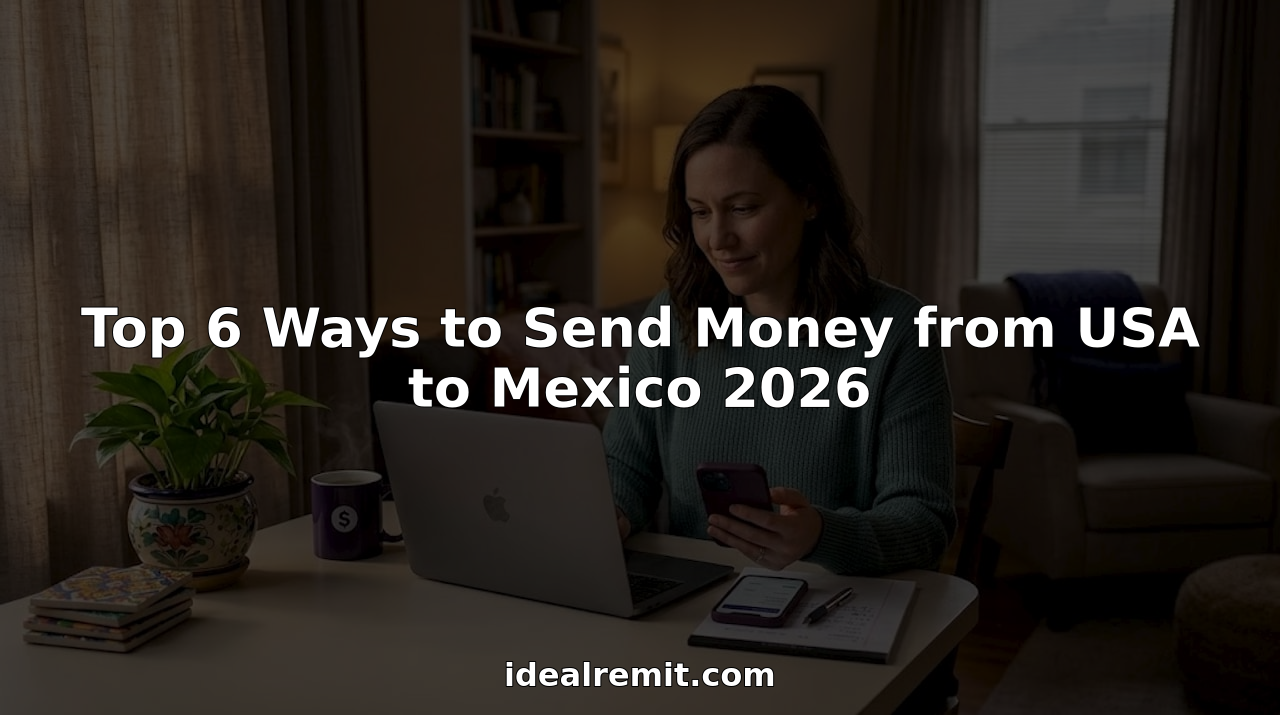 Woman transferring money online at kitchen table