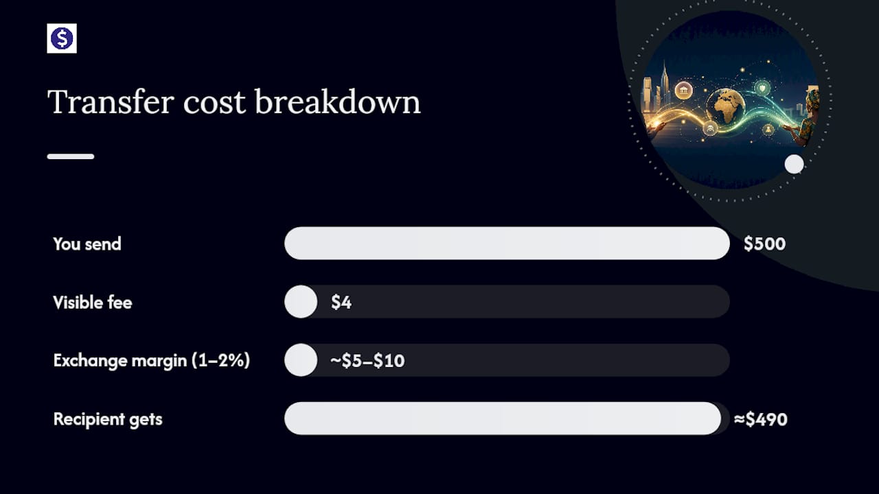 What Do Fees and Exchange Rates Actually Cost You? - overview diagram