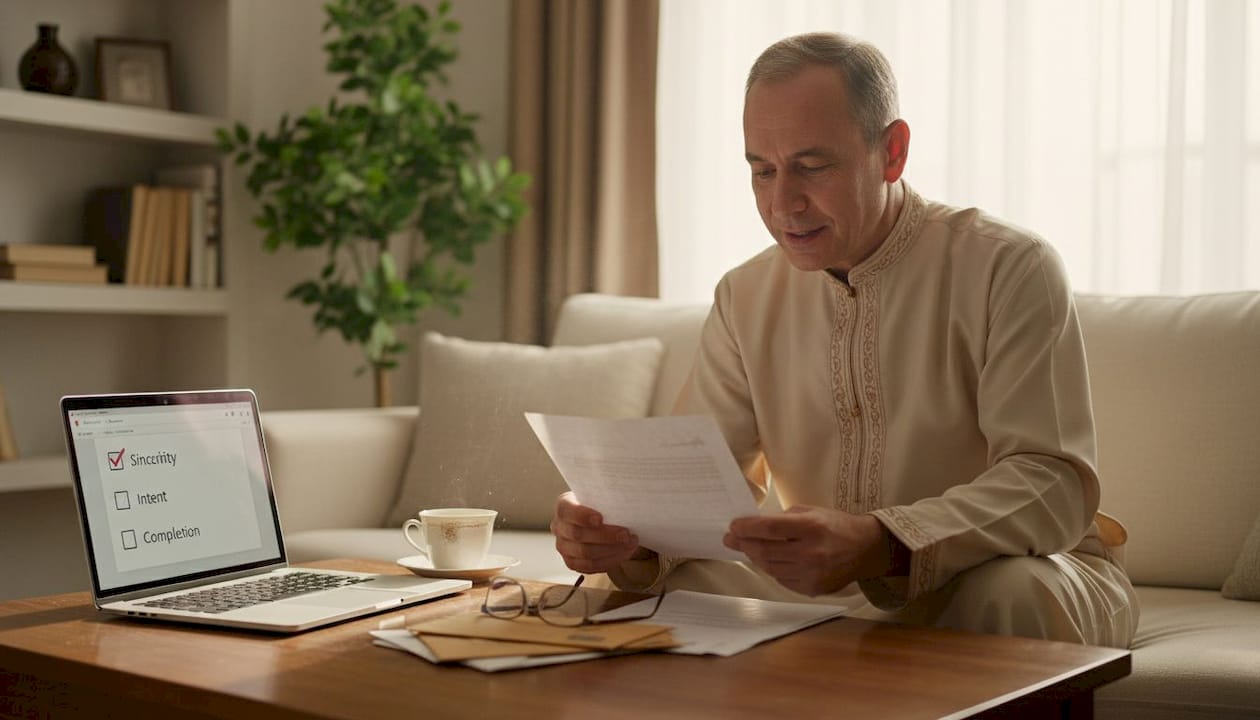 Man reviewing proxy worship ethical checklist