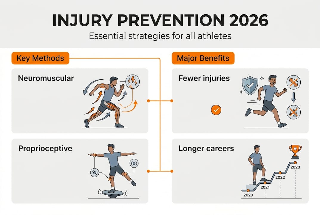 Infographic key injury prevention methods and benefits