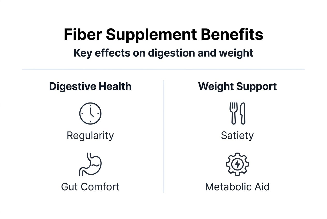 Infographic on fiber supplement benefits