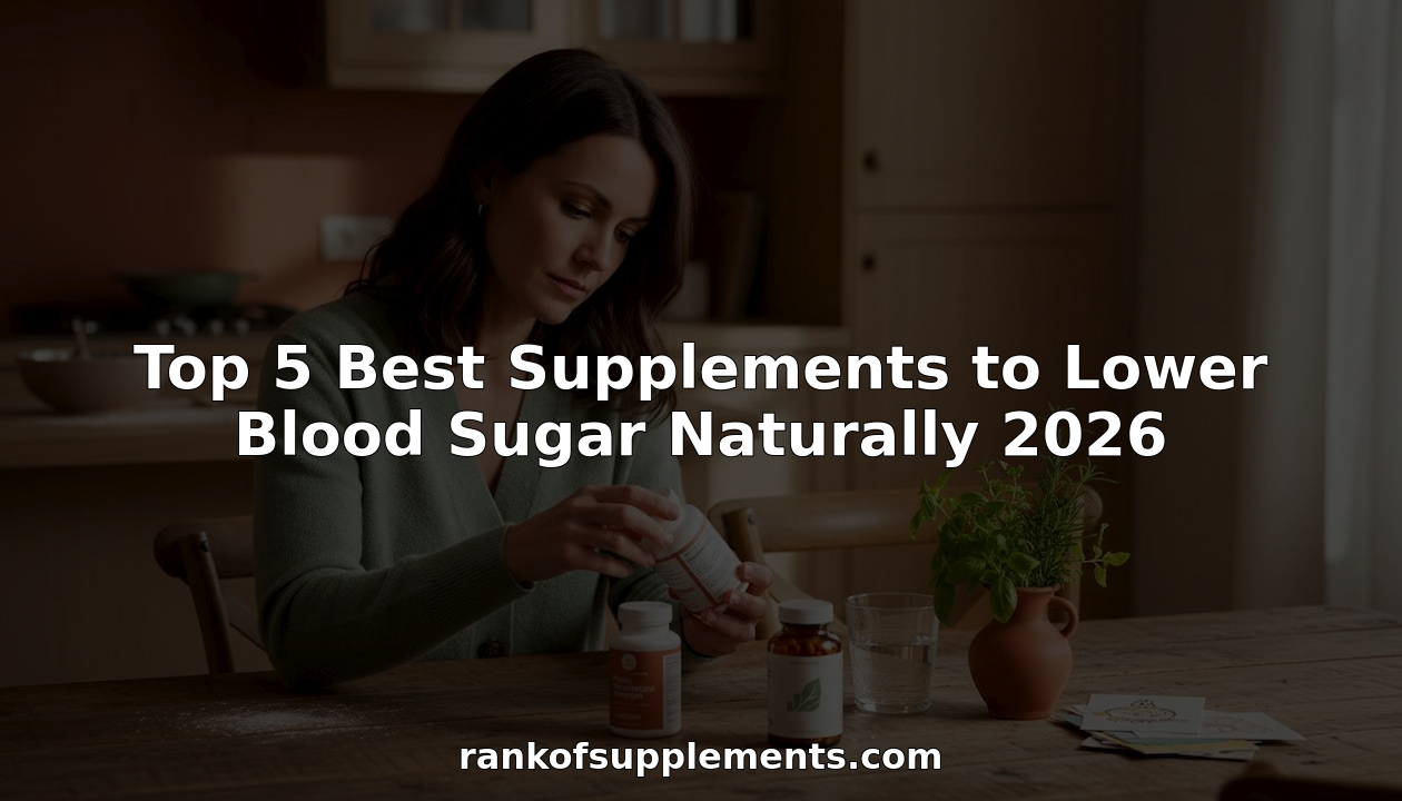 Woman reviewing supplements for blood sugar