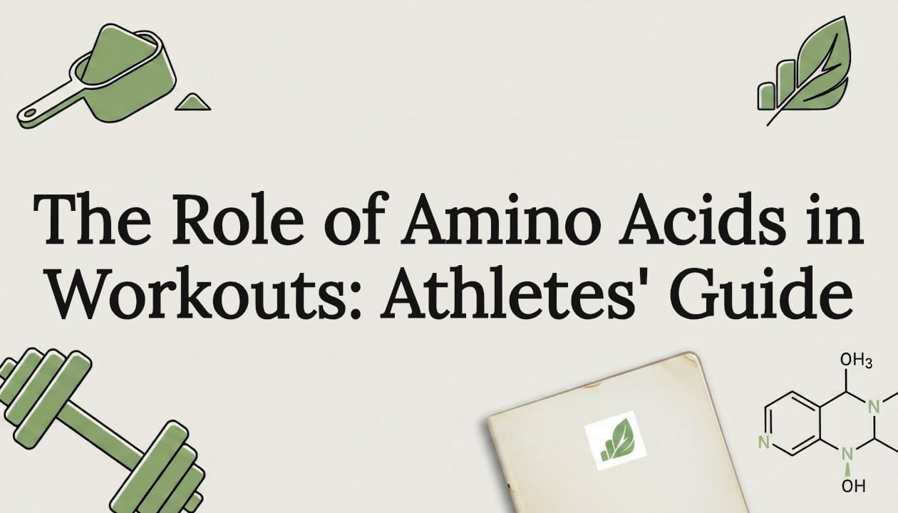 Decorative title card illustration with workout icons