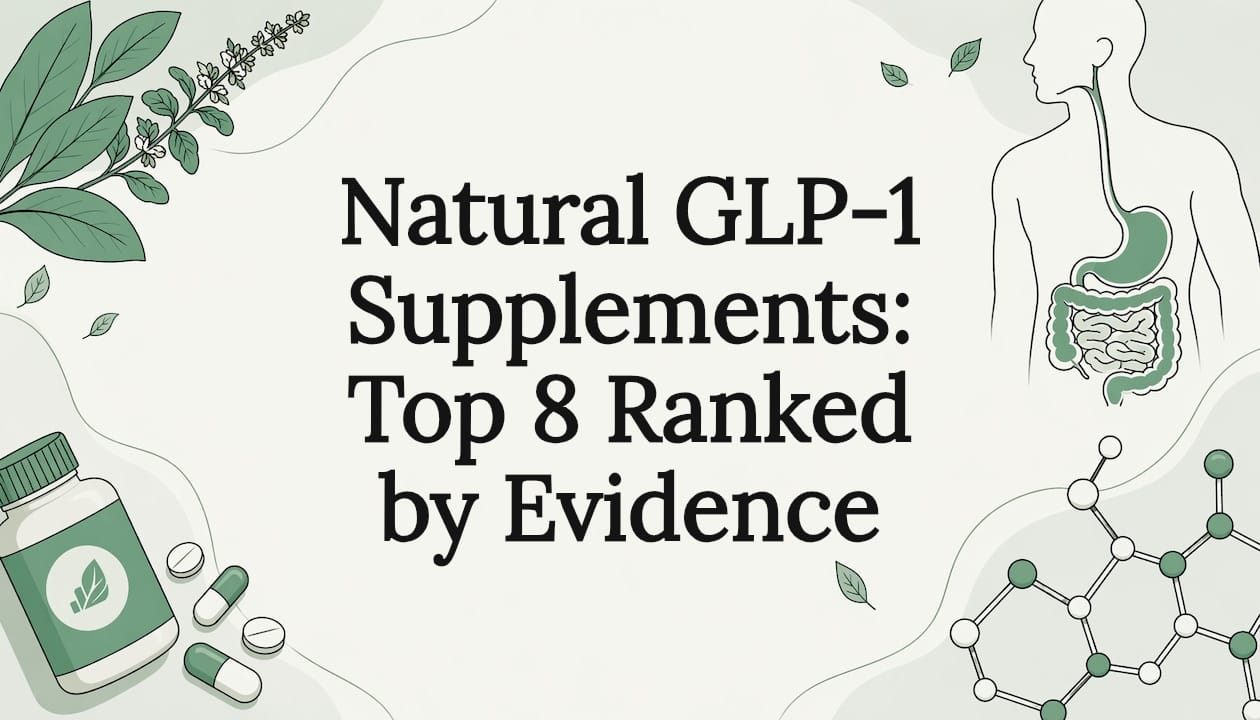Decorative title card for natural GLP-1 supplements