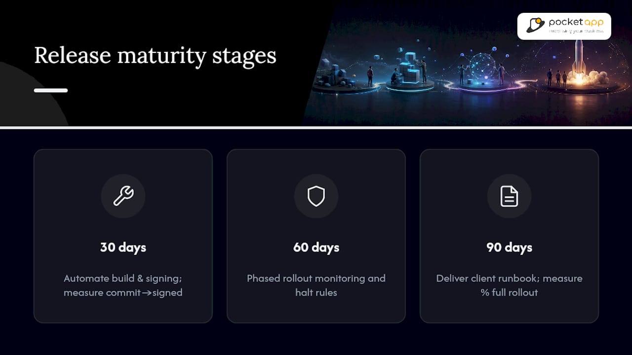 Thirty sixty ninety day release maturity plan