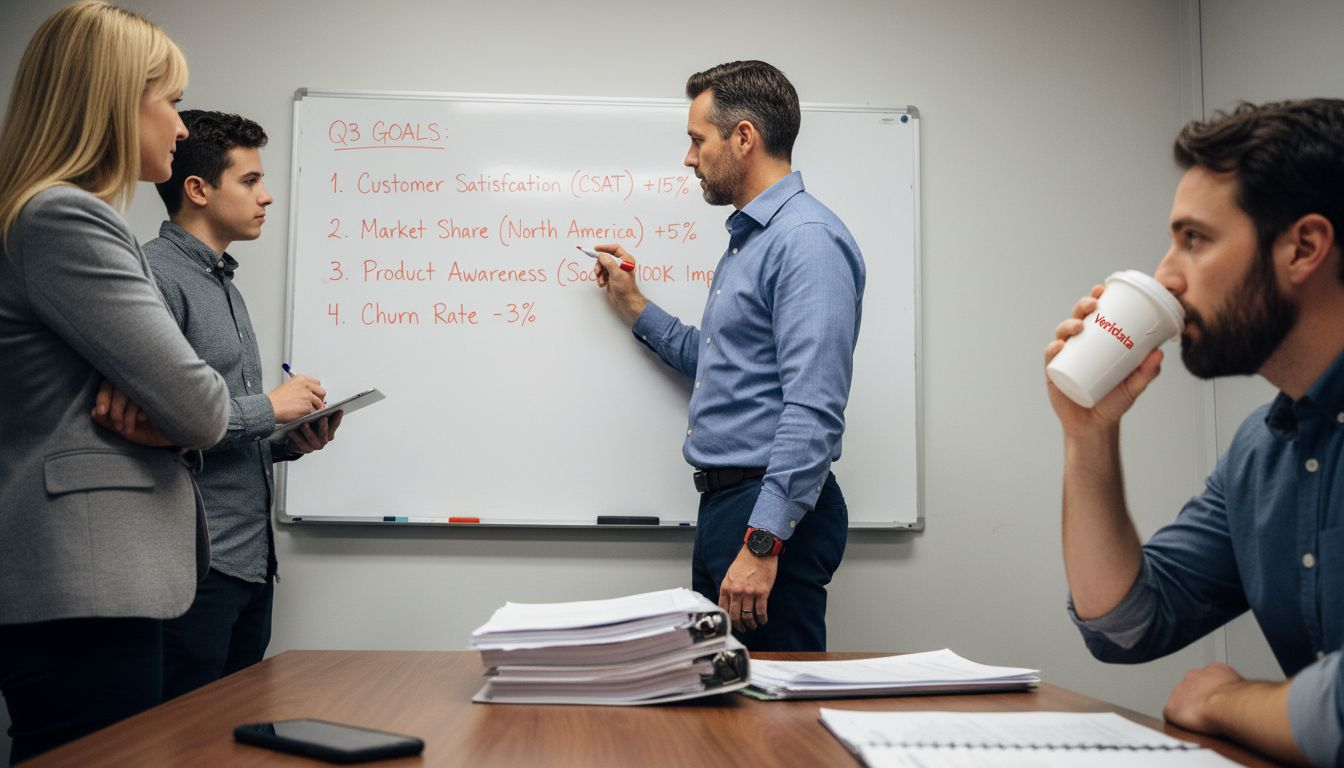 Meeting brainstorming clear research objectives