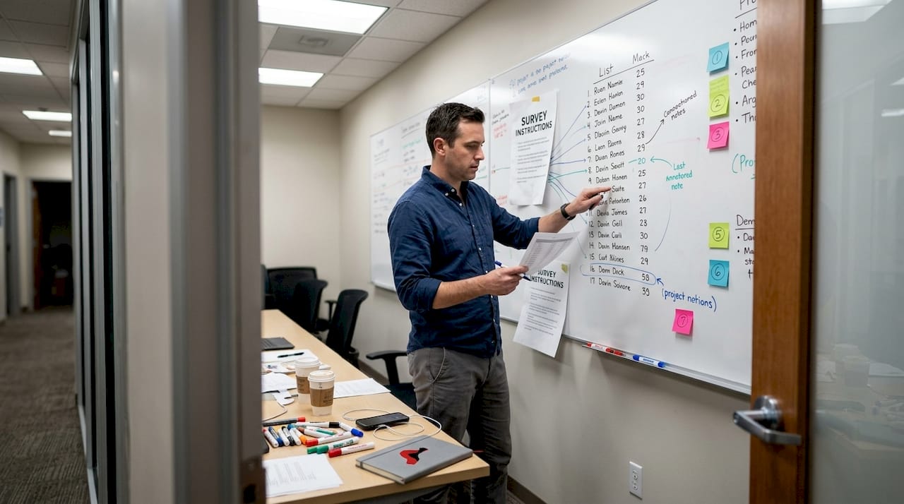 Manager verifies research panel quality control steps