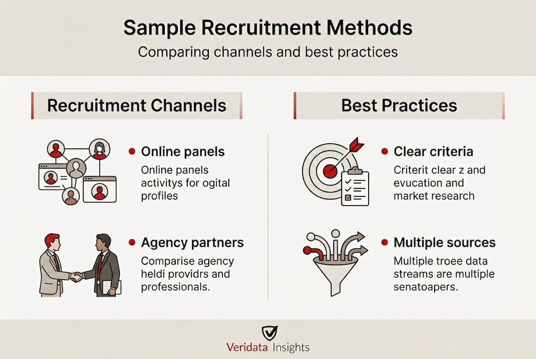 Infographic showing recruitment channels and best practices
