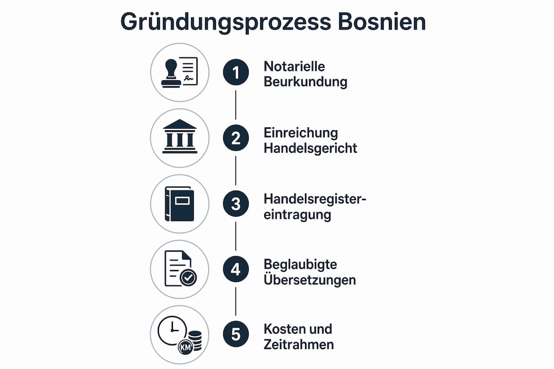 Übersicht: So gründen Sie ein Unternehmen in Bosnien – Schritt für Schritt erklärt