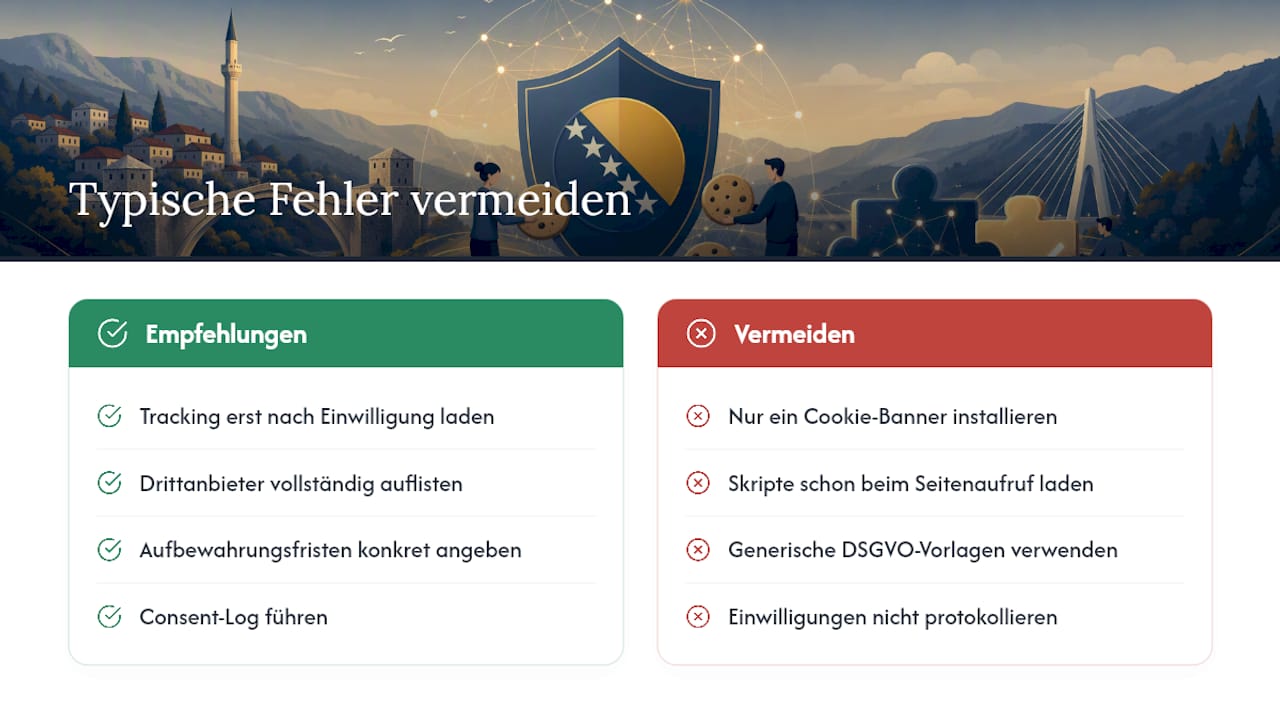 Was Vucic Legal in der Praxis beobachtet: Typische Fehler und wie Sie sie vermeiden — overview diagram