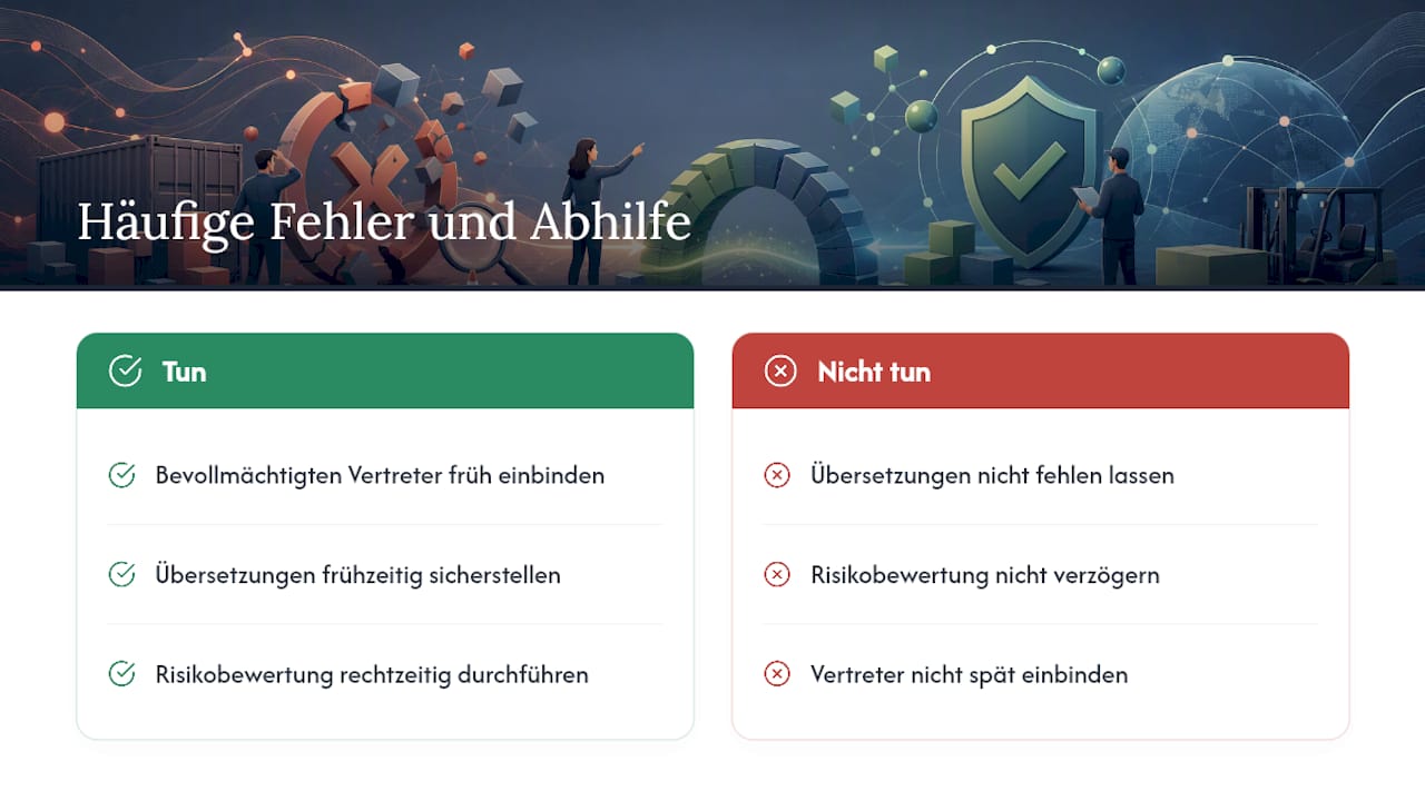 Fachliche Einschätzung: Häufige Fehler und wie man sie vermeidet — overview diagram
