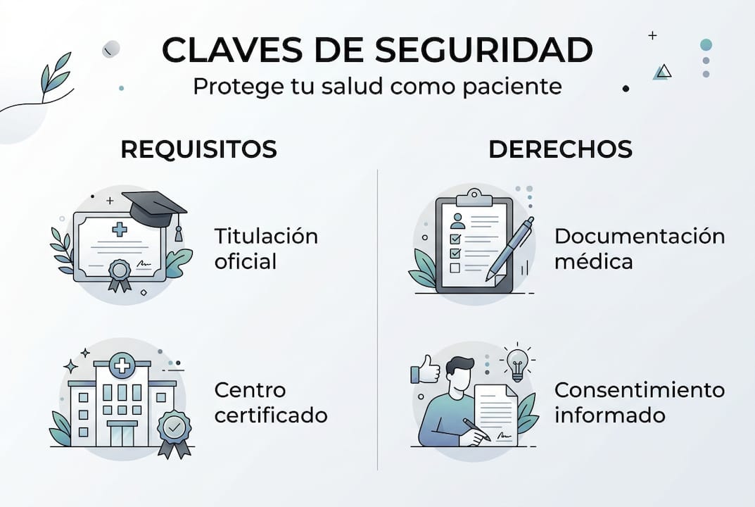 Infografía: puntos clave para una cirugía plástica segura