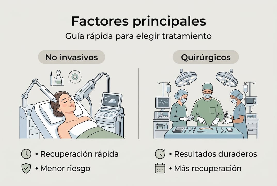 Infografía sobre los tratamientos estéticos más populares