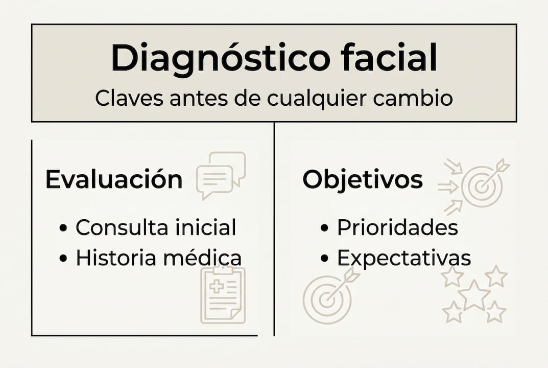 Guía visual práctica para el diagnóstico facial en tratamientos estéticos