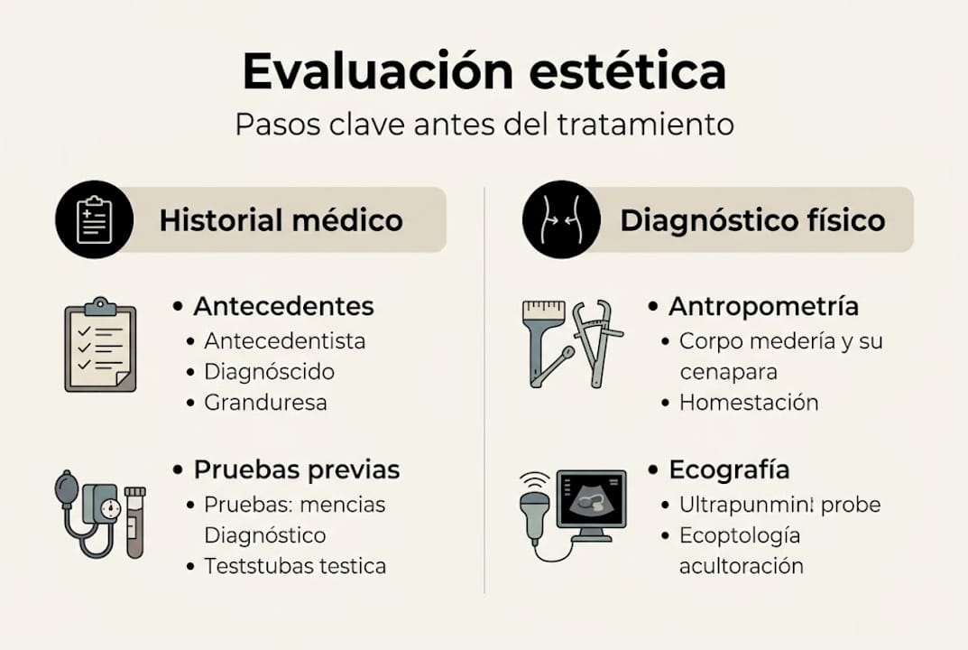 Guía visual: etapas clave para una evaluación estética