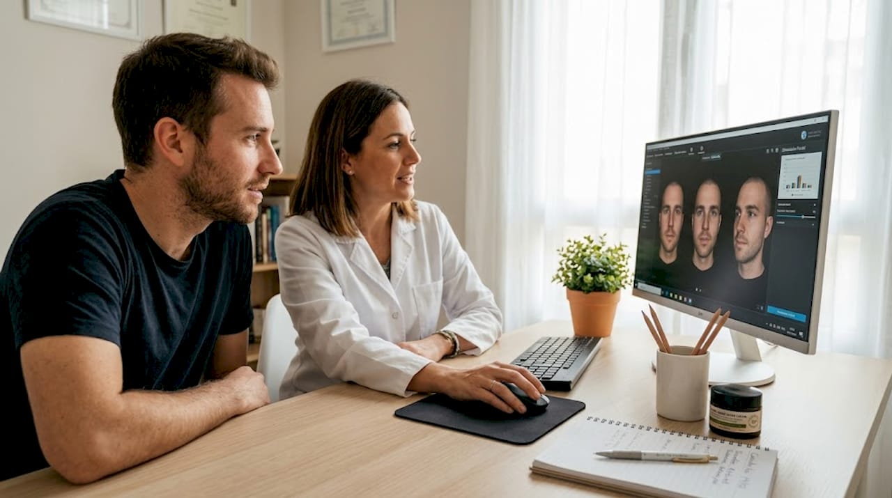 Asesoría facial personalizada con tecnología de simulación digital