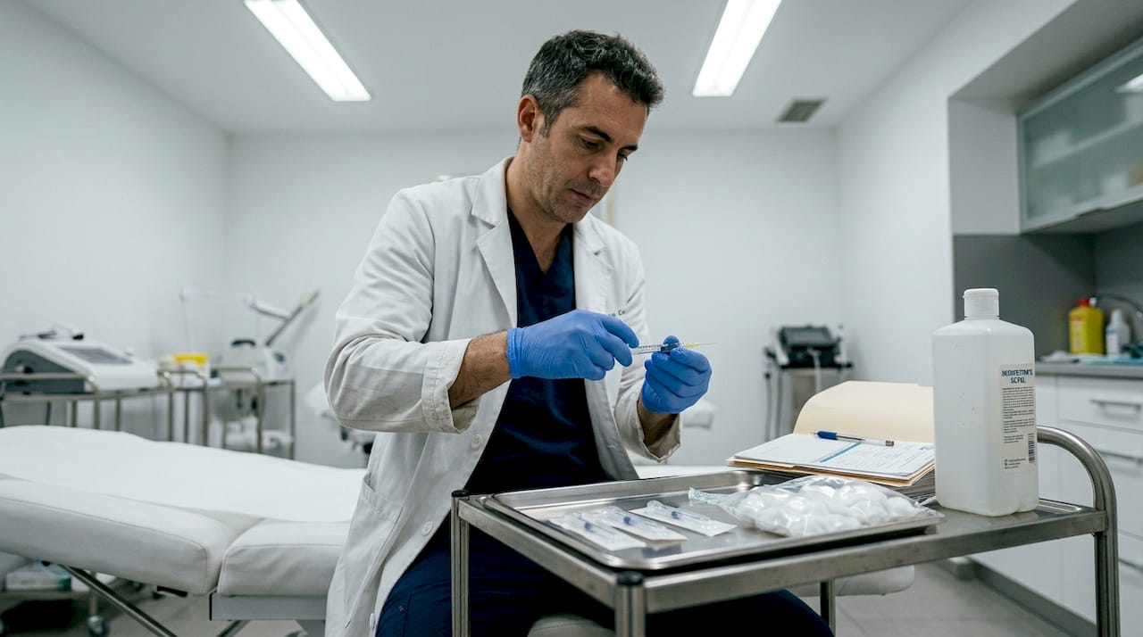 Cómo se prepara el paciente para un tratamiento de relleno facial en la consulta médica