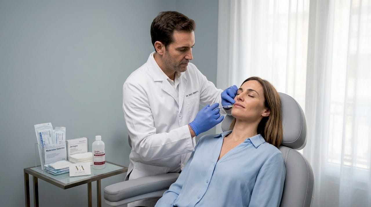 Tratamiento de labios con ácido hialurónico para aumentar su volumen y definición