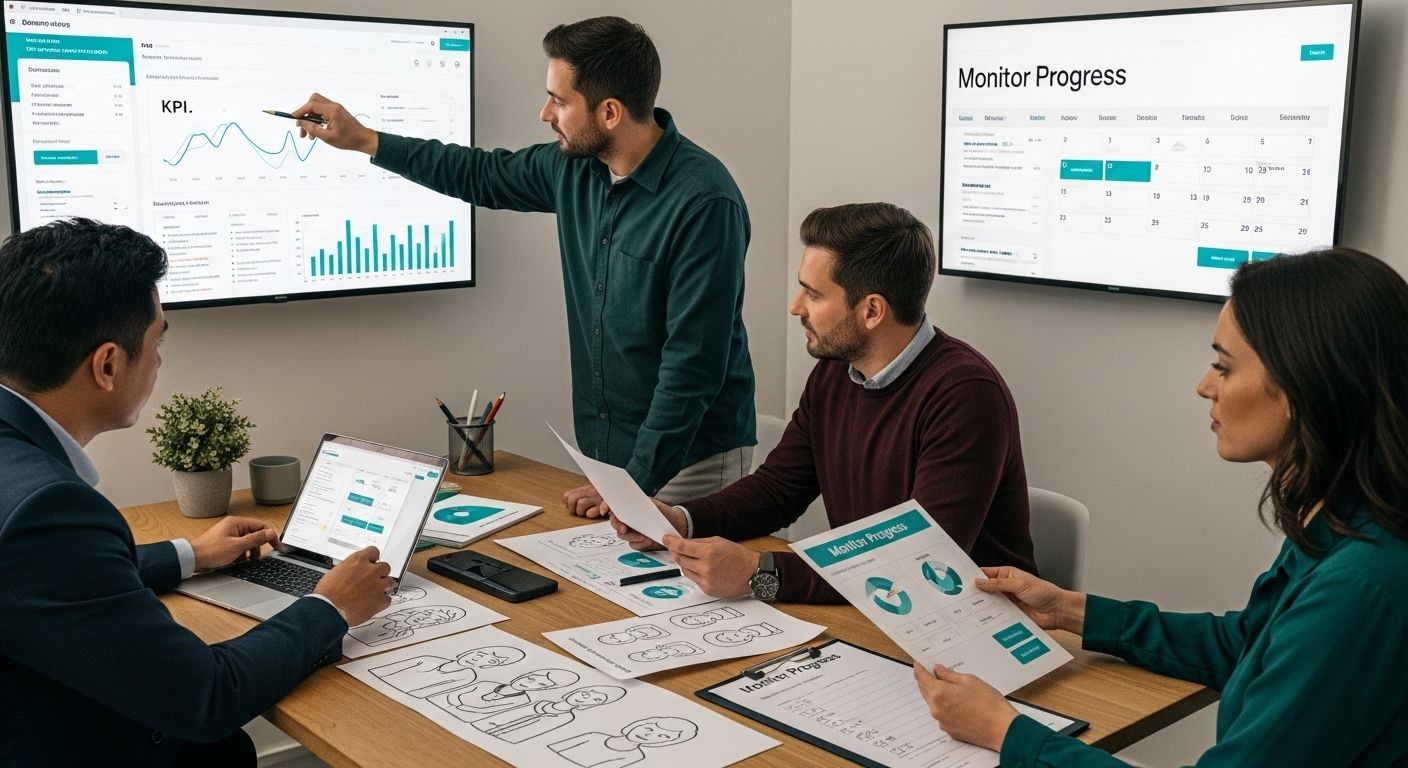 monitor marketing goals process