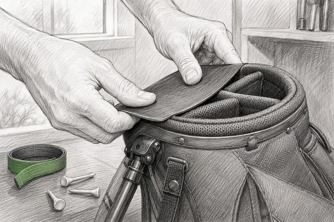 Flexible magnetic sheet conforming to bag collar