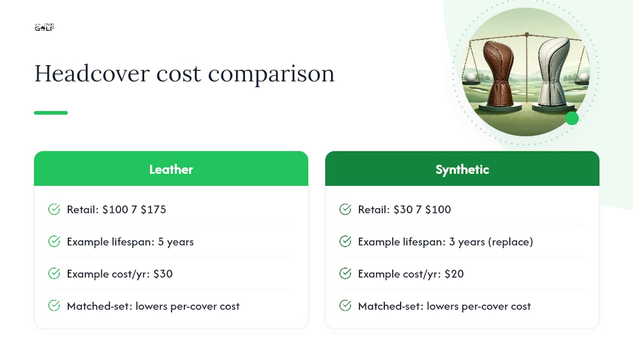 Annual ownership cost comparison by material