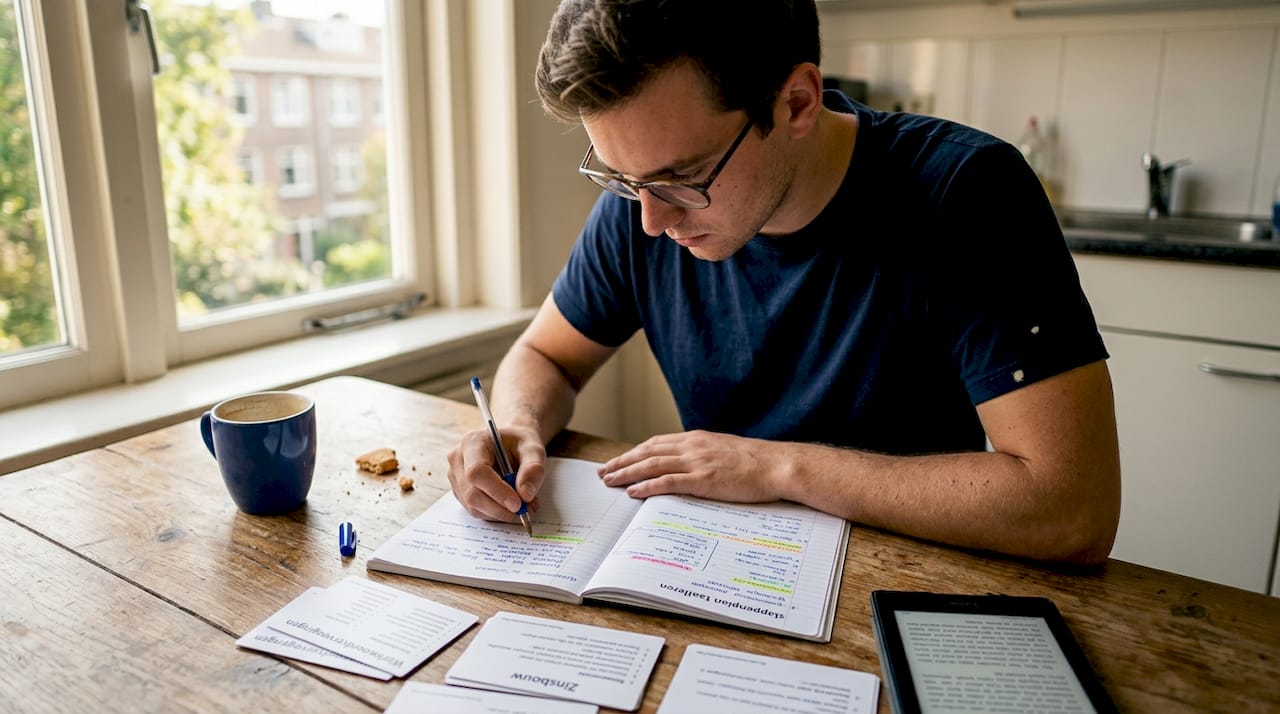 Man stelt stappenplan op om een nieuwe taal te leren