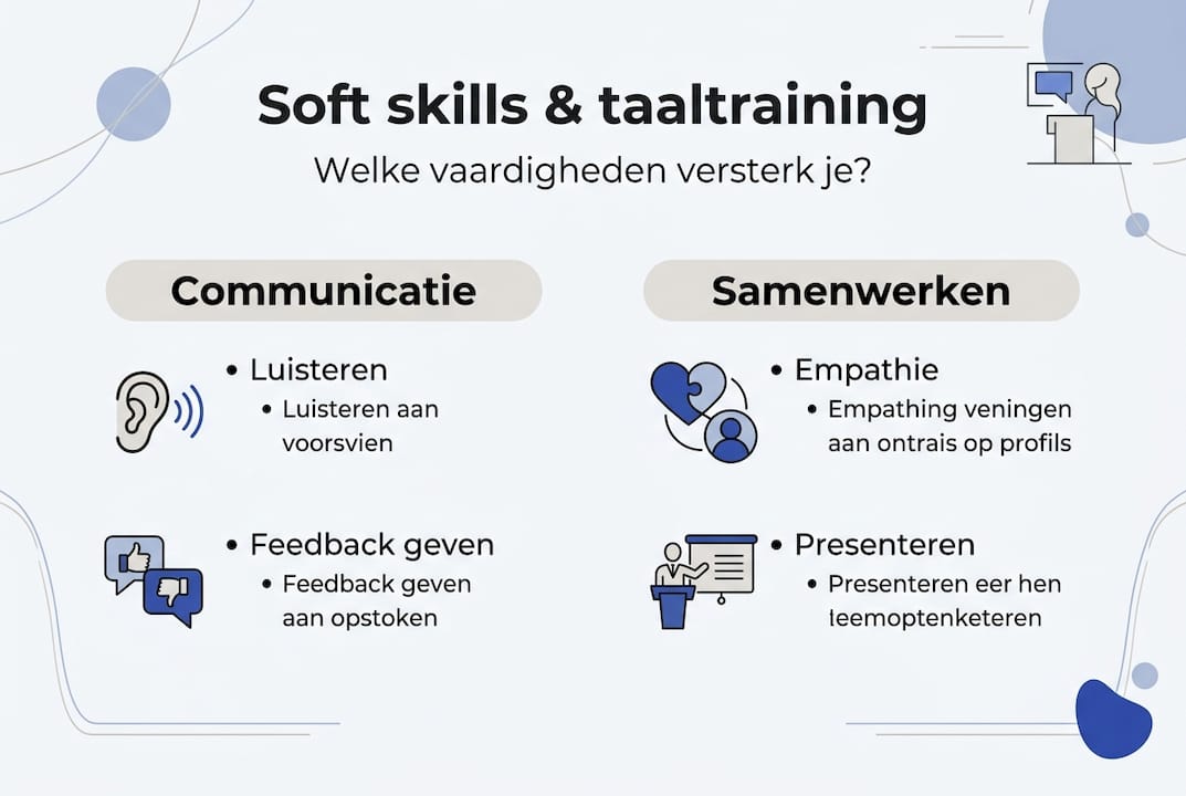 Infographic: De rol van soft skills in taaltraining