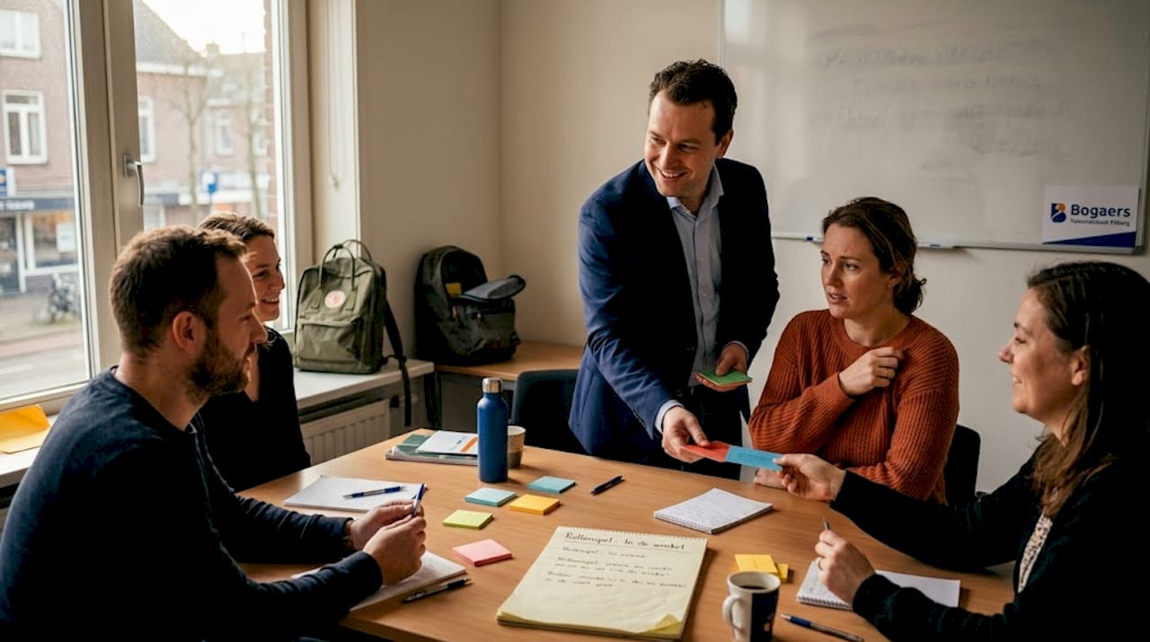 In de taalles maken cursisten op een praktische manier kennis met de Nederlandse cultuur.