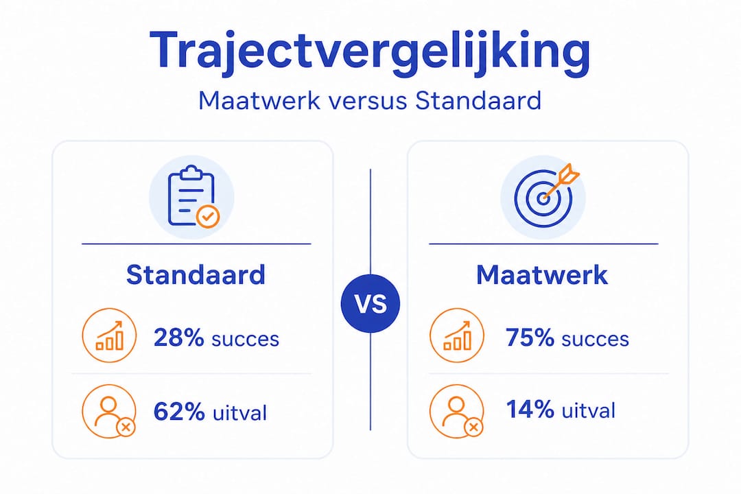 Infographic: maatwerktraject of standaardaanpak?