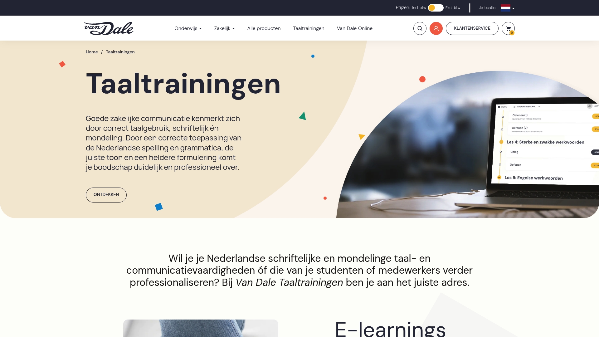 https://vandale.nl/taaltrainingen
