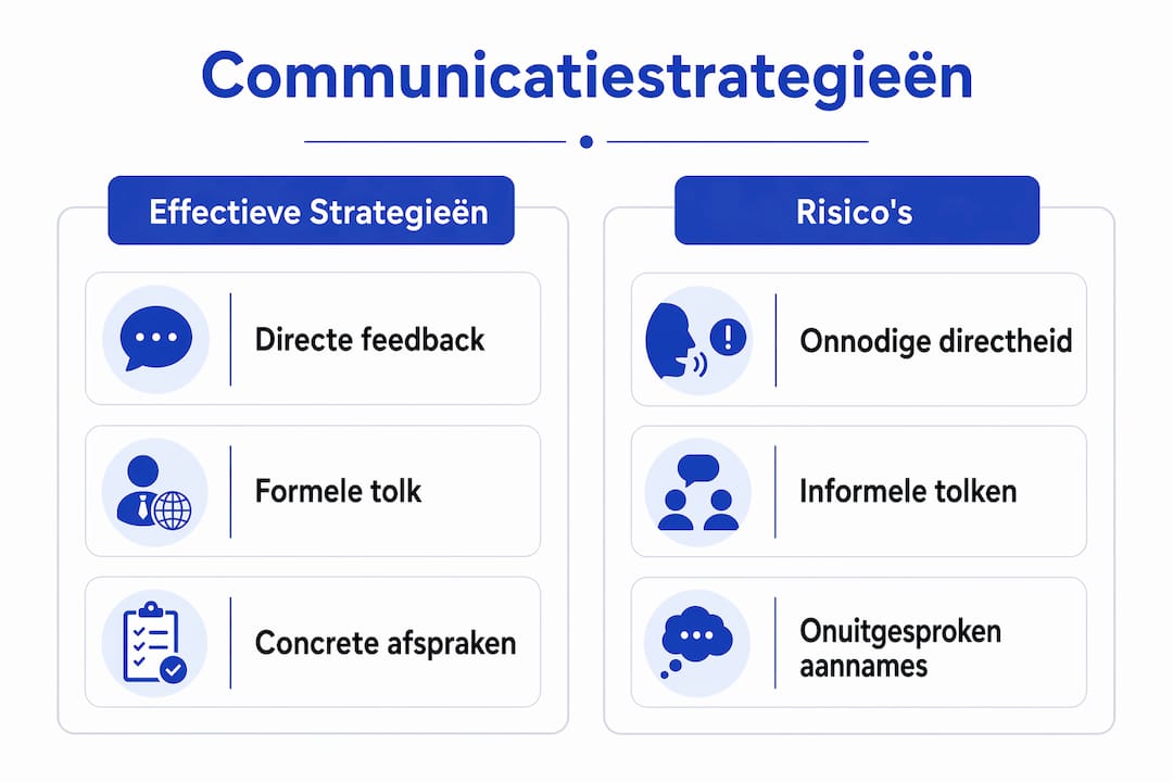 Infographic waarin verschillende communicatiestrategieën naast elkaar worden gezet