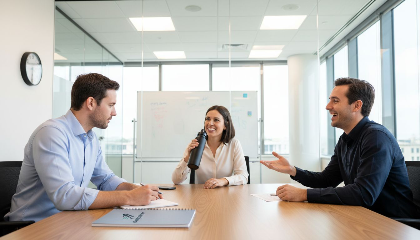 Team members having honest discussion in meeting