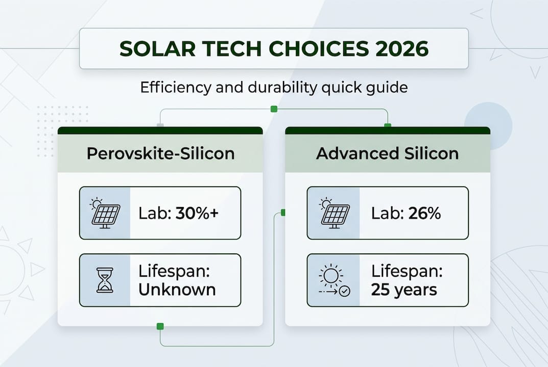 New solar panel technology in 2026: what it means for you