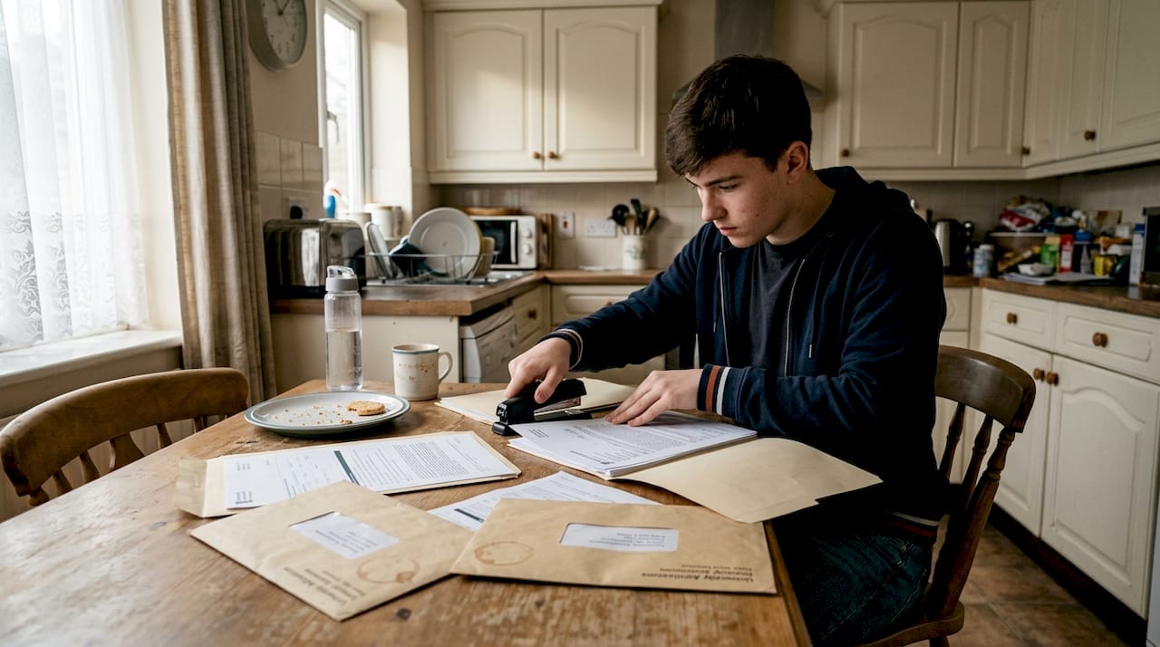 Student sorting application and admission documents