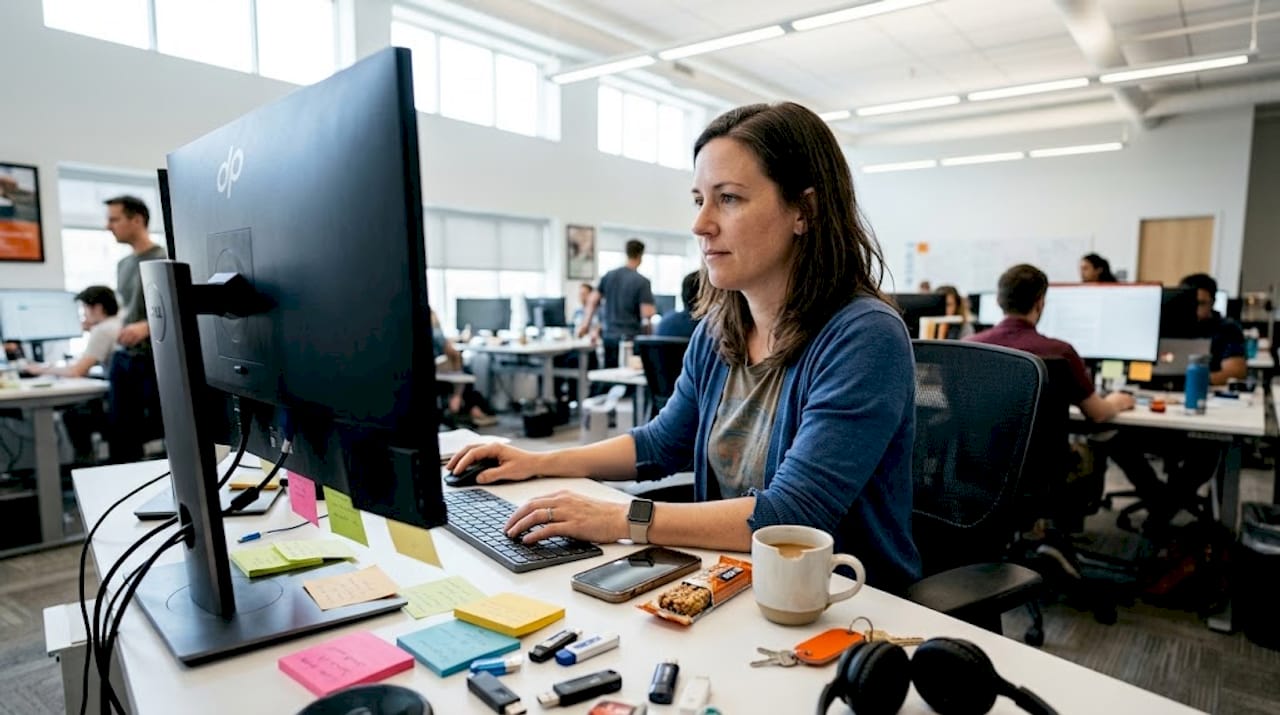 IT manager reviews resumes with AI tool