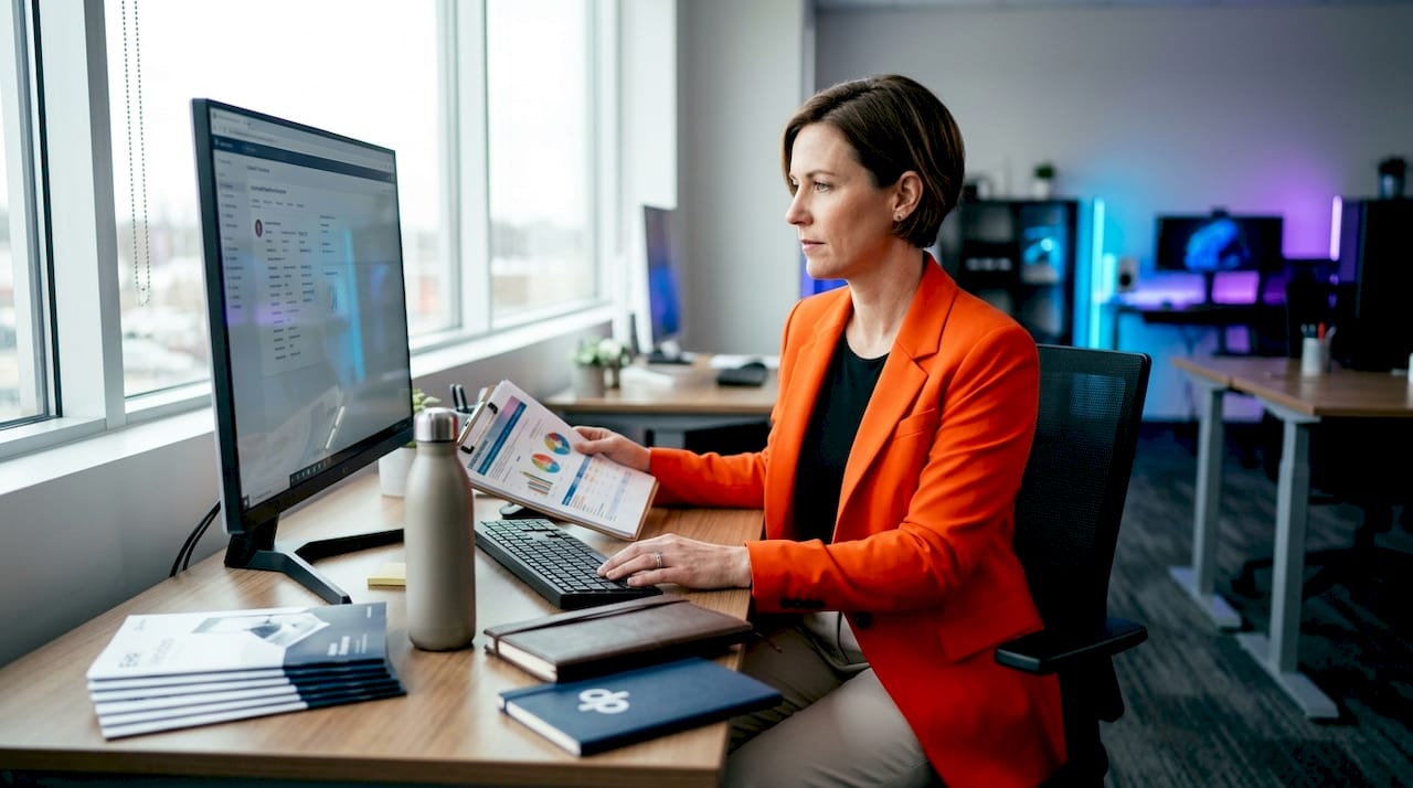 Healthcare leader managing outsourced technology services