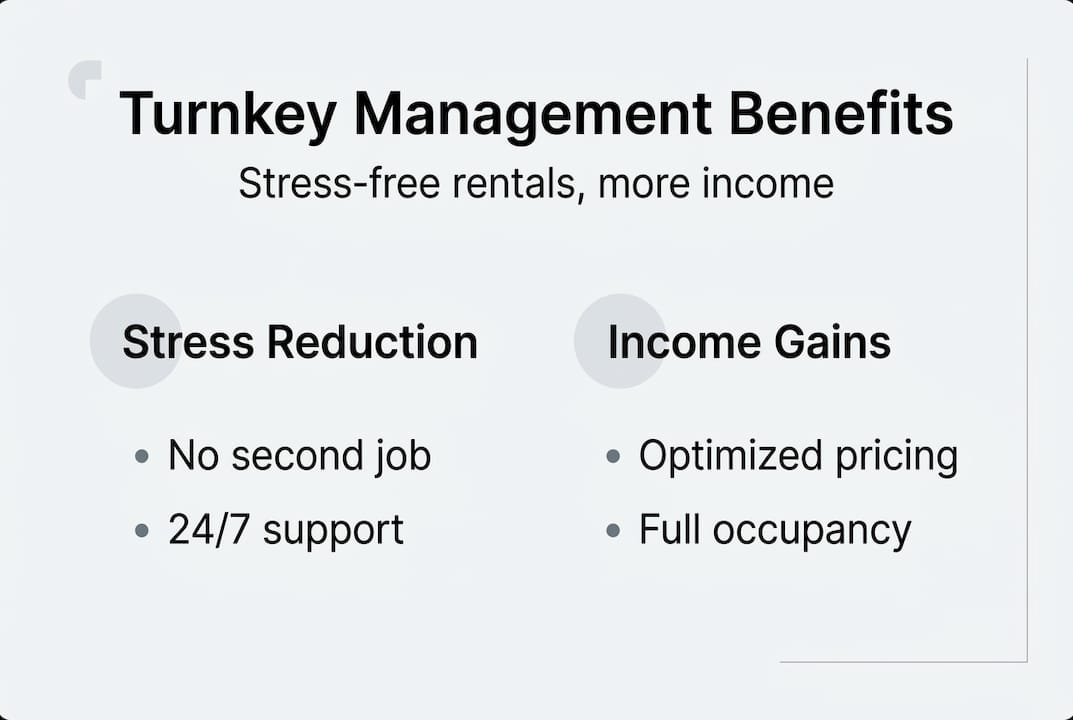Infographic benefits of turnkey management