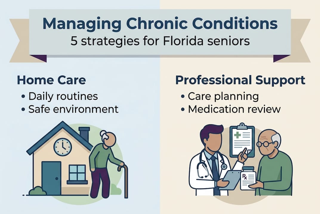 5 key strategies for managing chronic conditions in Florida seniors