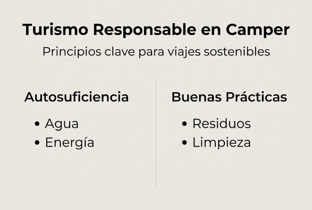 Infografía: claves imprescindibles para disfrutar del turismo camper