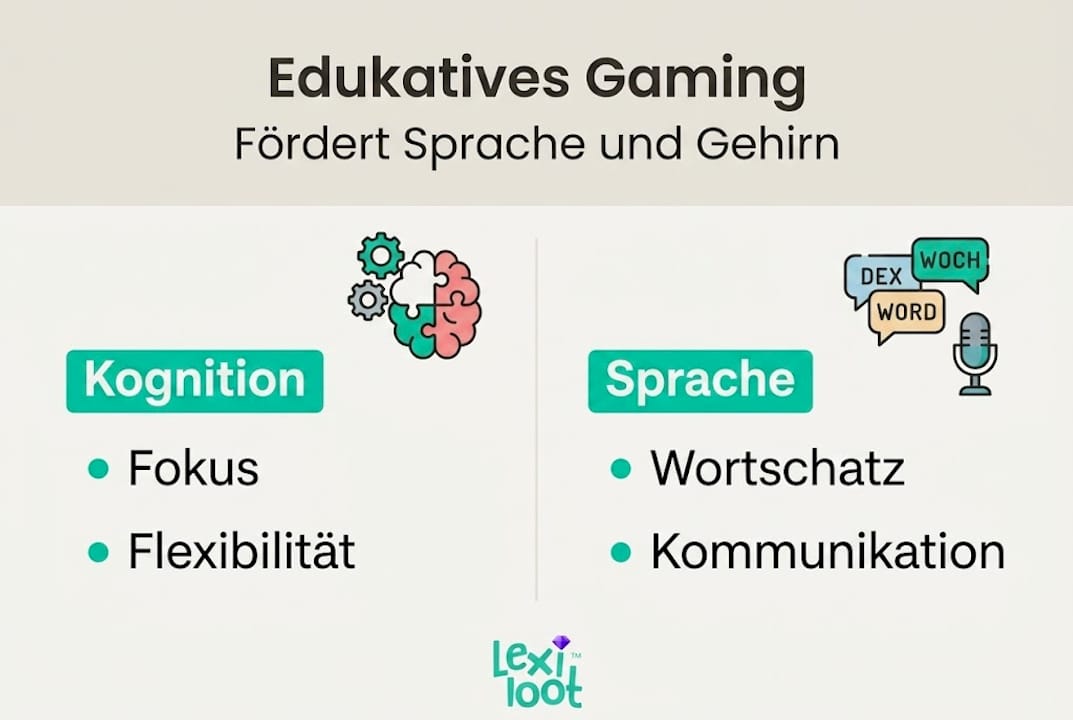 Infografik: Die wichtigsten Vorteile von Lernspielen auf einen Blick