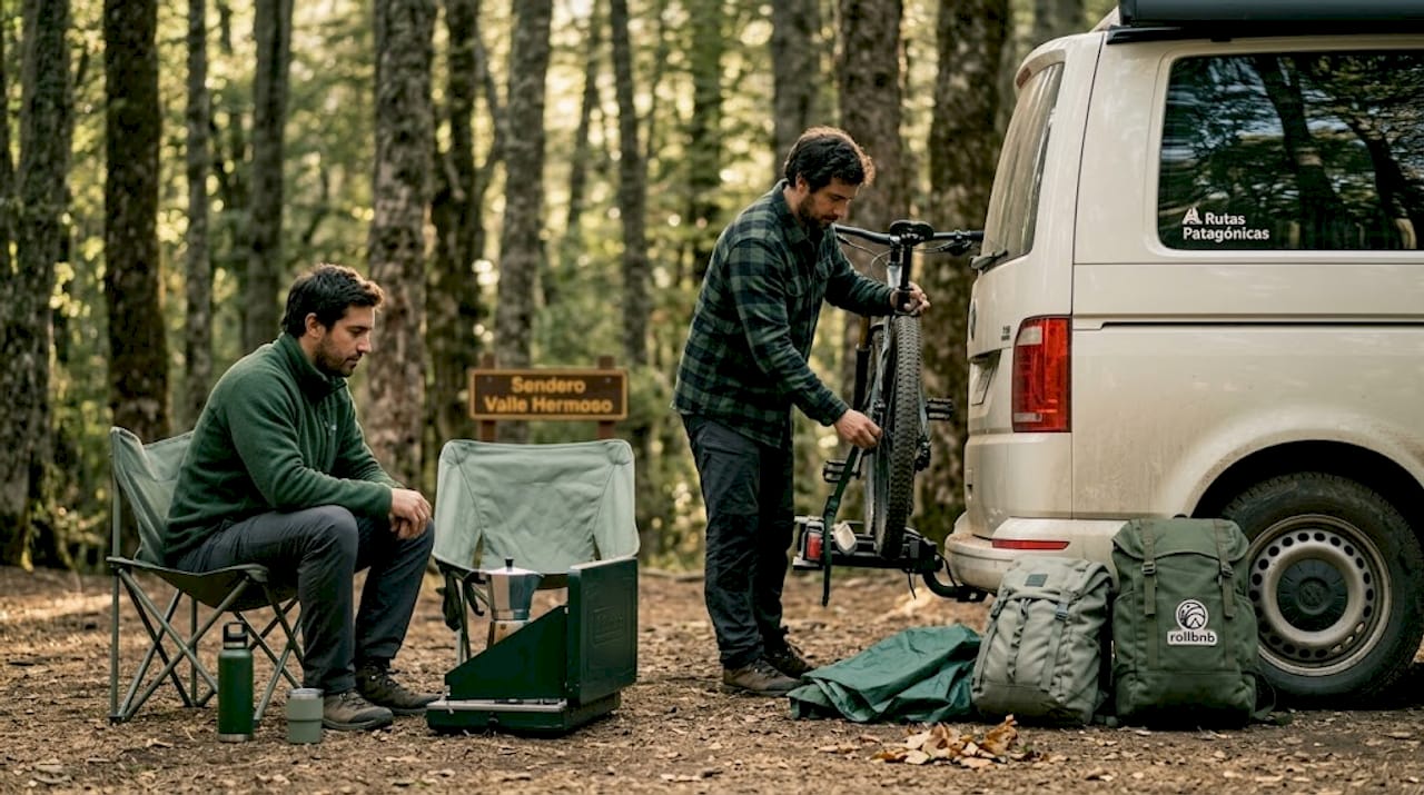 Los amantes del camping disfrutan de la tranquilidad y belleza de los parajes más apartados de Chile.