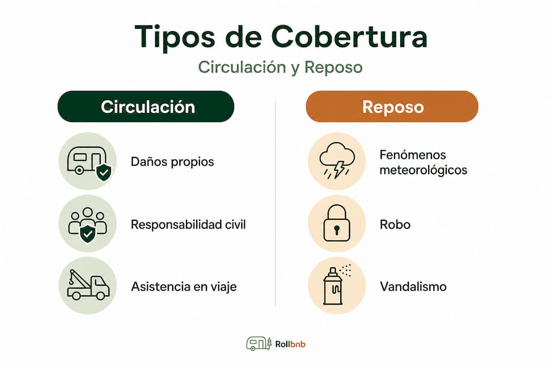 Infografía que muestra las diferencias de cobertura en movimiento y en reposo