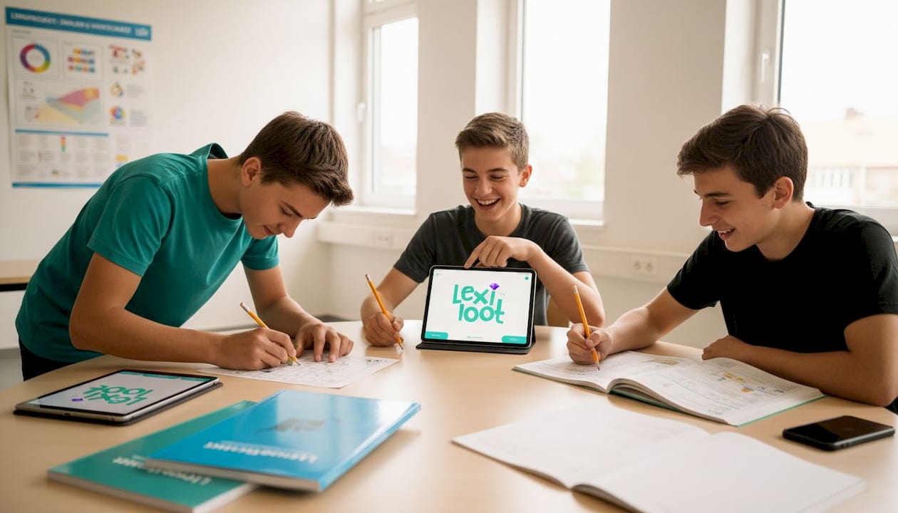 Die Schülerinnen und Schüler füllen im Unterricht Tabellen mit verschiedenen Kategorien aus.