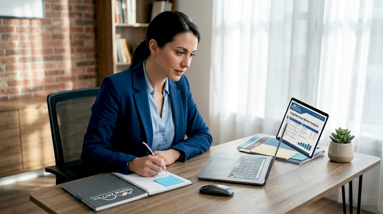 The Role of Real Estate Consultation for Homeowners 2 Property advisor reviewing real estate documents in office